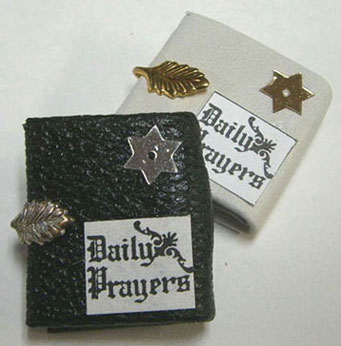 Dollhouse Miniature White Prayer Book